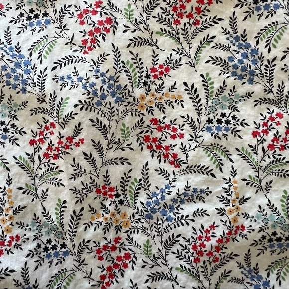 Ann Mashburn Floral Button Ip Cotton Shirt - Picture 7 of 9